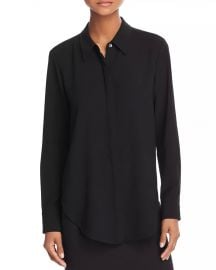 Theory Sunaya Stretch-Silk Shirt Women - Bloomingdale s at Bloomingdales